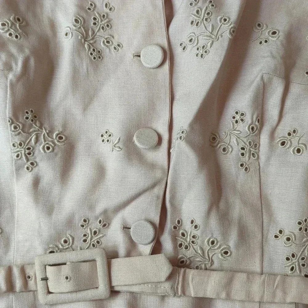 Mediterranean Vintage Linen Dress - Picture 6 of 15